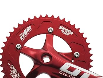 【珍】kcnc ピスト シングル クランクセット Amazon | OTAシングルスピードクランクセット48T、170mmクランク